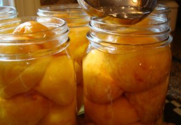 Консервированные персики без сахара